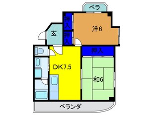 ア－クマンションの物件間取画像